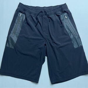 Lululemon Shorts Mens Size Large Charcoal Gray Unlined Zip Pockets 11” Inseam